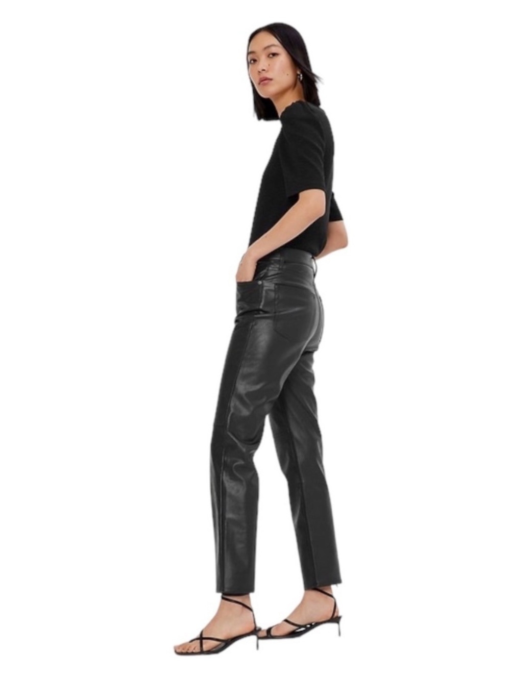 GAP Cheeky Sky High Faux Leather Pants